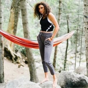 ZYIA Active Everywhere Pant Women’s Medium in Lilac Haze‎ (Grey / Purple) Size M